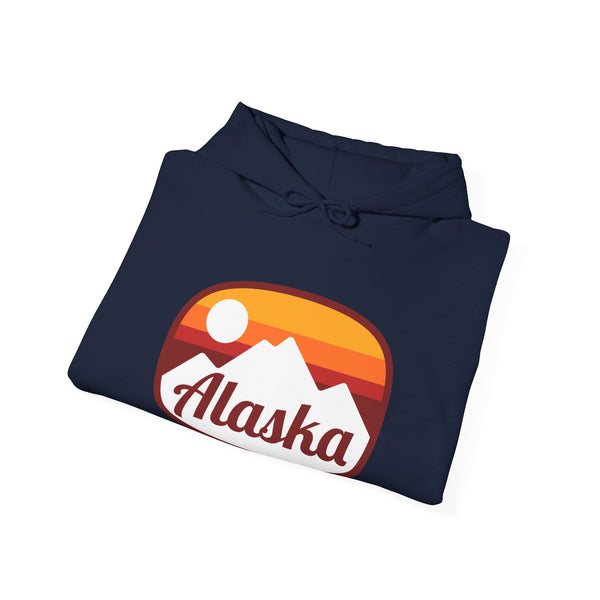 Alaska Hoodie - Retro Ombre Unisex Alaska Hoodie Sweatshirt