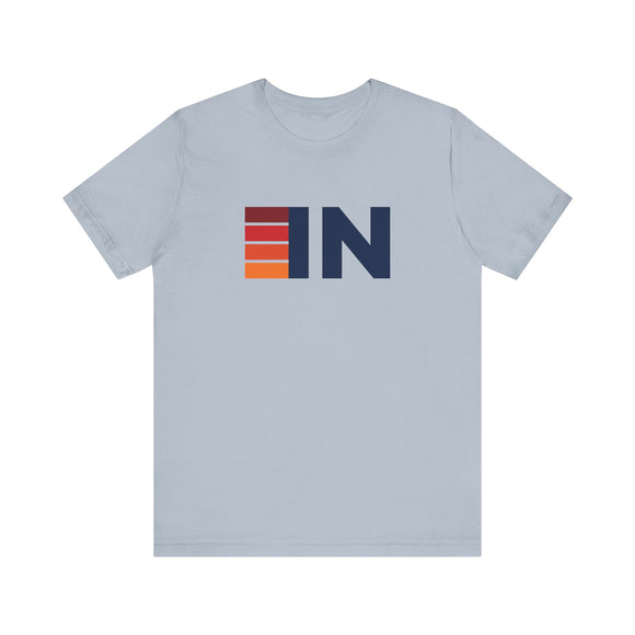 Indiana Retro Stripes T-Shirt | Indiana State Tee