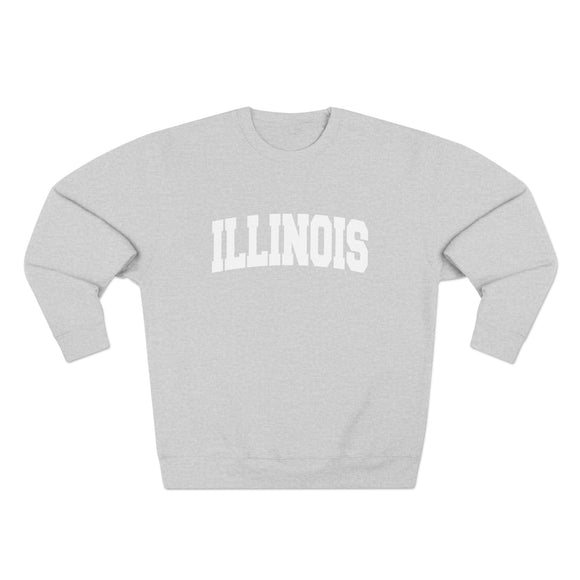 Premium Illinois Retro Graphic Sweatshirt
