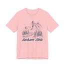 Jackson Hole, Wyoming Graphic Tee - Mountain Illustration Jackson Hole T Shirt-23