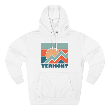 Vermont Hoodie - Retro Mountain Unisex Sweatshirt - 0