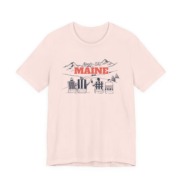 Buy soft-pink Maine Après-ski T-Shirt - Vintage Mountain Graphic Tee