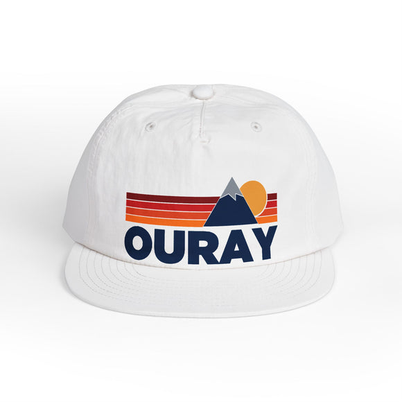 Ouray, Colorado Mountain Surf Cap | Retro Light Weight Cap