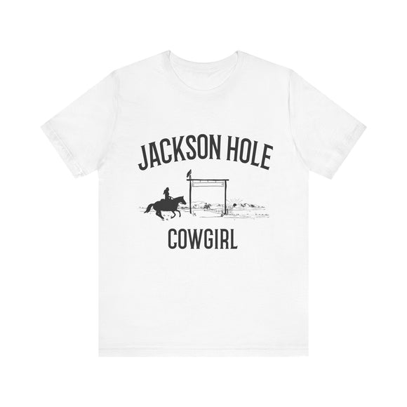 Jackson Hole, Wyoming Cowgirl Graphic Tee