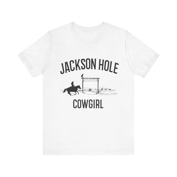 Jackson Hole, Wyoming Cowgirl Graphic Tee