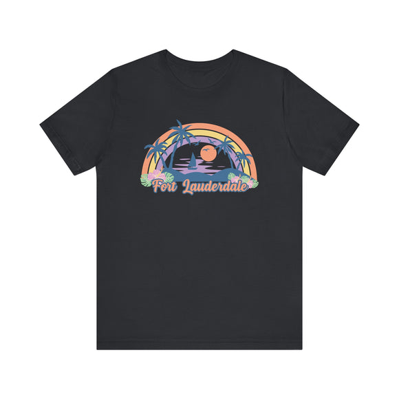 Fort Lauderdale, Florida T-Shirt - Retro Beach Unisex Fort Lauderdale Shirt