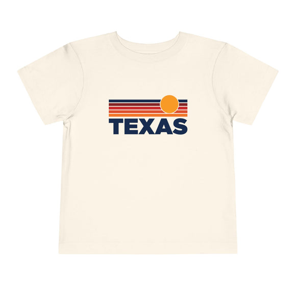 Texas Toddler T-Shirt - Retro Sun Tee