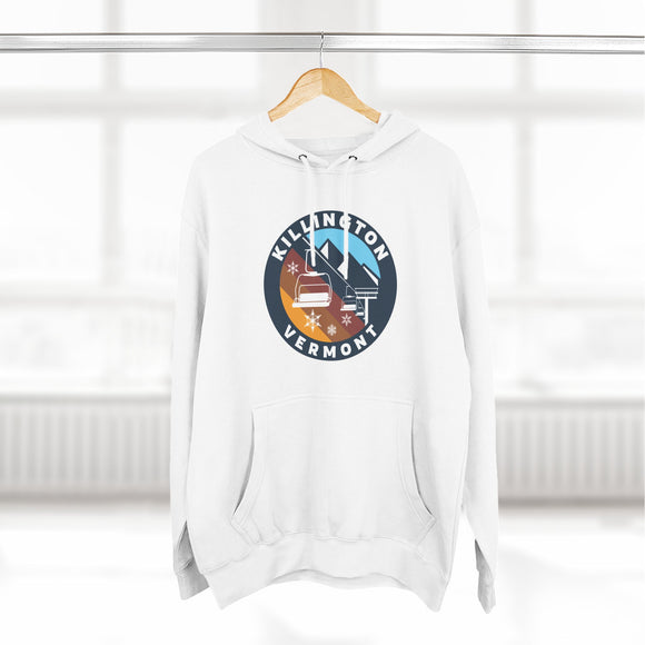 Premium Killington, Vermont Ski Lift Hoodie
