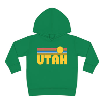 Buy kelly Utah Toddler Hoodie - Retro Sunrise Unisex Utah Toddler Sweatshirt