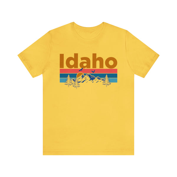 Idaho T-Shirt - Mountain Sunset Unisex Idaho Shirt