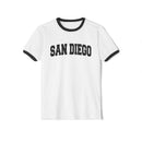 San Diego, California Cotton Ringer Graphic Tee - Unisex San Diego T Shirt, Vintage Style Tee, Men's/Women's Tee-3