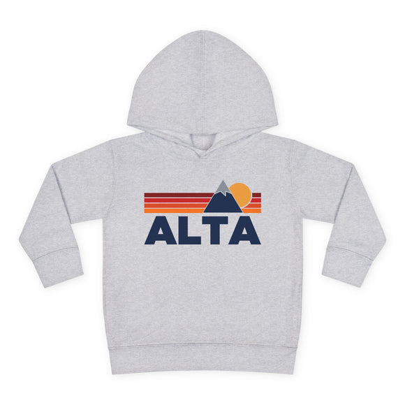 Alta, Utah Toddler Hoodie - Unisex Mountain Alta Pullover Sweatshirt, Kids Hooded Jumper, Utah Souvenir