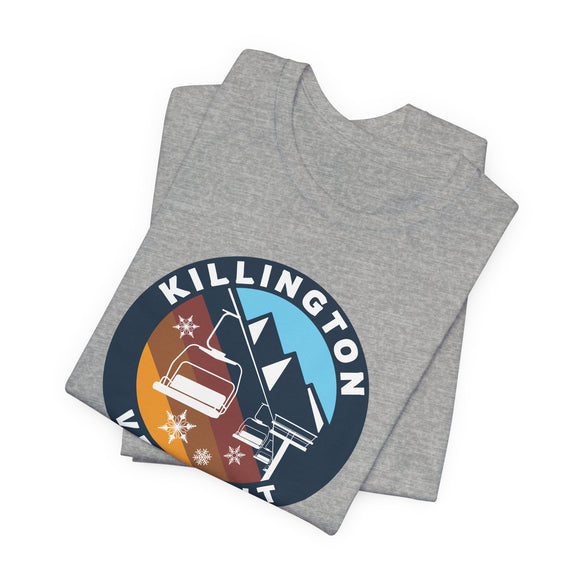 Killington, Vermont T Shirt - Retro Ski Lift Tee