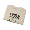 Aspen, Colorado Sweatshirt - Mountain Cowgirl Graphic Crewneck