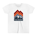 Colorado Youth Shirt - Retro Mountain Colorado Kid's T-Shirt-2
