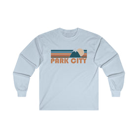 Park City, Utah Long Sleeve Shirt - Retro Unisex Park City Long Sleeve Tee