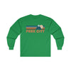Park City, Utah Long Sleeve Shirt - Retro Unisex Park City Long Sleeve Tee