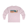 Park City, Utah Long Sleeve Shirt - Retro Unisex Park City Long Sleeve Tee