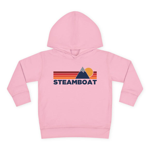 Steamboat, Colorado Toddler Hoodie - Unisex Mountain Steamboat Pullover Sweatshirt, Kids Hooded Jumper, Colorado Souvenir
