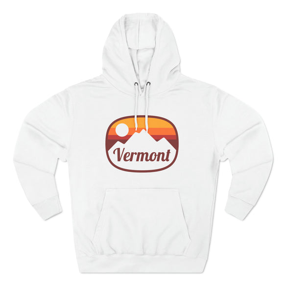 Premium Vermont Hoodie - Retro Unisex Sweatshirt