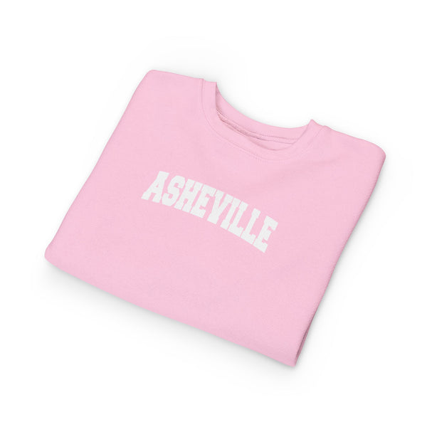 Asheville, North Carolina Toddler Sweatshirt - Asheville Toddler Crewneck Sweatshirt