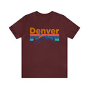 Denver, Colorado Shirt - Mountain Sunset Unisex Denver T-Shirt-6
