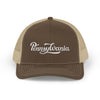 Pennsylvania Snapback Trucker Cap - Embroidered Pennsylvania Hat