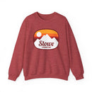 Stowe, Vermont Sweatshirt - Unisex Retro Ombre Crewneck Stowe Sweatshirt-1