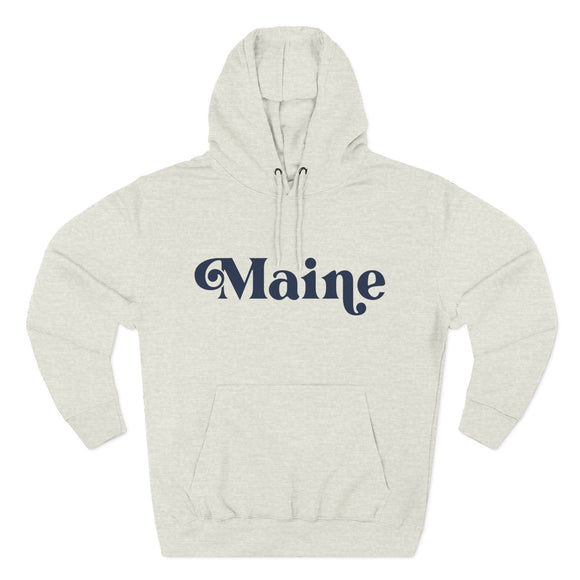 Premium Maine Retro Hoodie