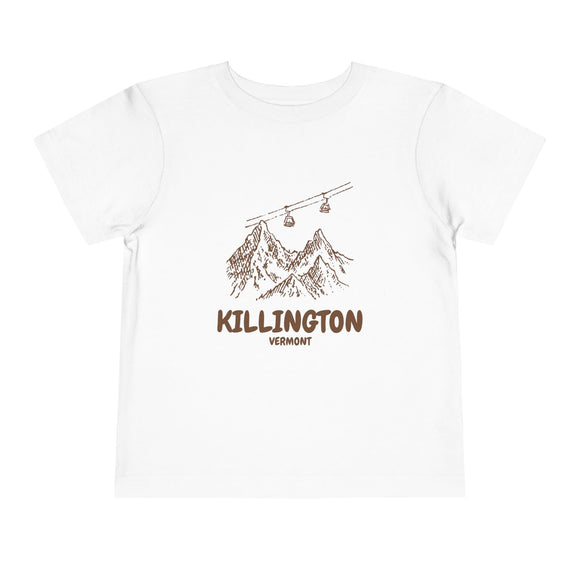 Killington, Vermont Toddler T-Shirt — Vintage Gondola Ski Mountain Tee