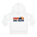 Ski Bum Toddler Hoodie - Unisex Mountain Pullover Sweatshirt, Kids Hooded Jumper, Ski Bum Souvenir-1