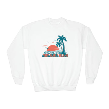 Buy white Anna Maria Island, Florida Youth Sweatshirt - Unisex Kid's Anna Maria Island Sweatshirt