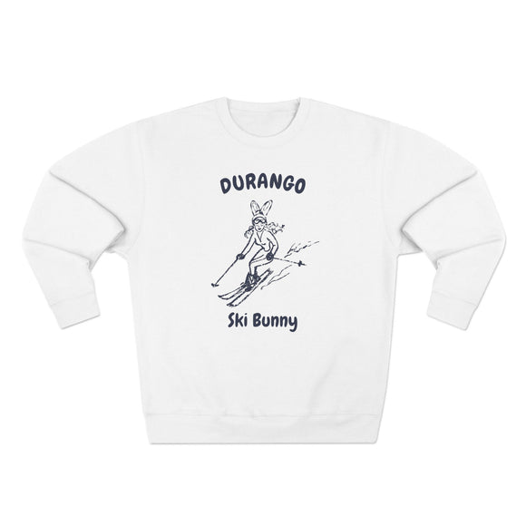 Premium Durango, Colorado Ski Bunny Sweatshirt