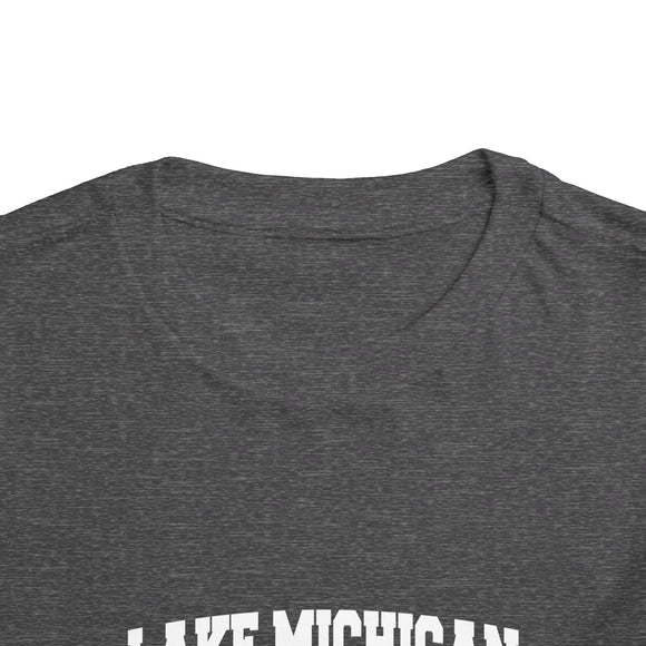 Lake Michigan Toddler Graphic Tee - Kids Lake Michigan Vacation T-Shirt