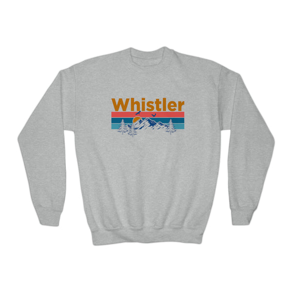 Whistler, Canada Youth Sweatshirt - Unisex Kid's Whistler Crewneck Sweatshirt