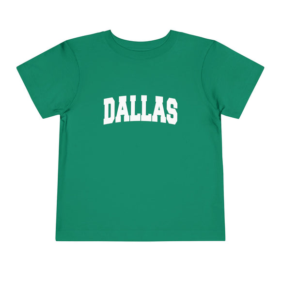 Dallas, Texas Toddler Graphic Tee - Kids Dallas Vacation T-Shirt