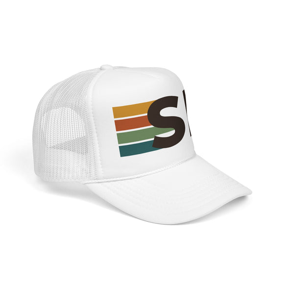 San Francisco, California Trucker Hat - SF Abbr retro cap