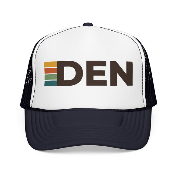 Denver, Colorado Trucker Hat - DEN Abbr retro cap