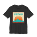 Retro Montana T-Shirt, Mountain Sun Tee, Unisex Graphic Shirt, Vintage Montana Top, Outdoor Adventure Clothing-11