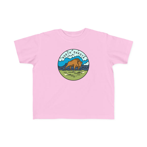 North Dakota Toddler T-Shirt - Unisex Toddler North Dakota Shirt