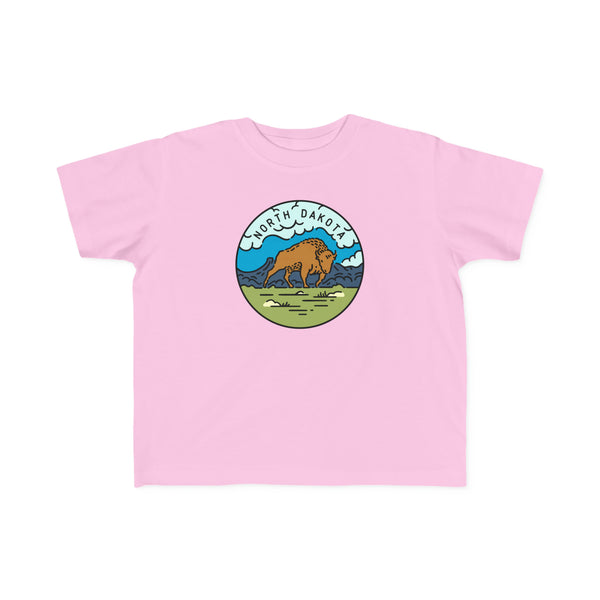 North Dakota Toddler T-Shirt - Unisex Toddler North Dakota Shirt