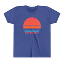 Detroit, Michigan Youth Shirt - Retro 80s Detroit Kid's T-Shirt-5