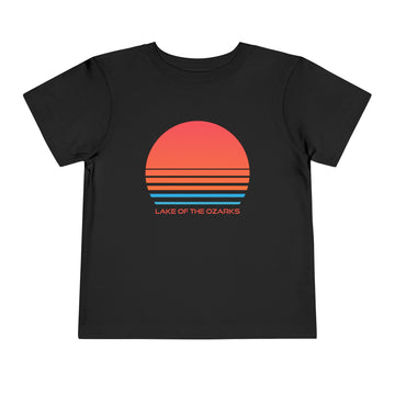 Buy black Lake of the Ozarks, Missouri Toddler T-Shirt - Retro 80s Toddler Lake of the Ozarks Shirt