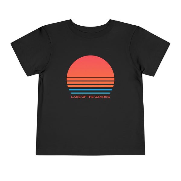 Lake of the Ozarks, Missouri Toddler T-Shirt - Retro 80s Toddler Lake of the Ozarks Shirt