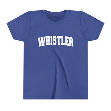 Buy heather-true-royal Whistler, Canada Youth Graphic Tee - Kids Whistler T Shirt
