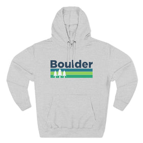 Premium Boulder, Colorado Hoodie - Retro Unisex Boulder Sweatshirt