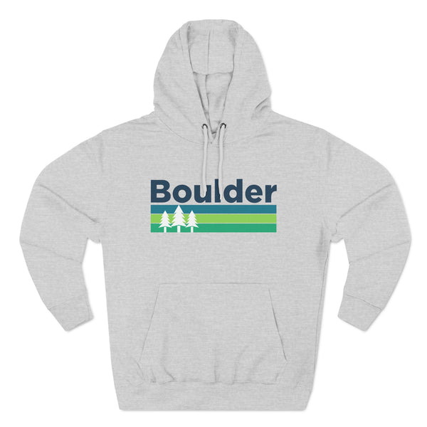 Premium Boulder, Colorado Hoodie - Retro Unisex Boulder Sweatshirt