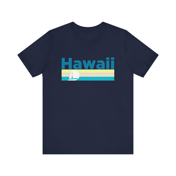 Hawaii T Shirt - Sailboat Graphic Hawaii Tee