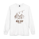 Big Sky, Montana Long Sleeve T-Shirt - Ski Mountain Gondola-1