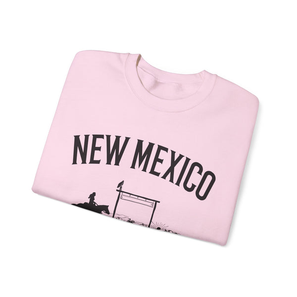 New Mexico Sweatshirt - New Mexico Cowgirl Graphic Crewneck